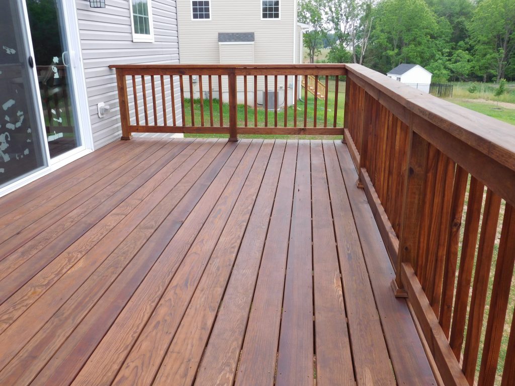 Oil Deck Staining